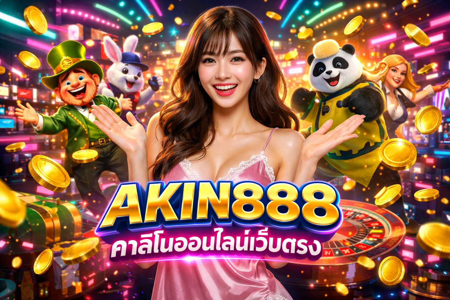 AKIN888 คาสิโนออนไลน์เว็บตรง สล็อตแตกง่าย ทรูวอเลท 2026