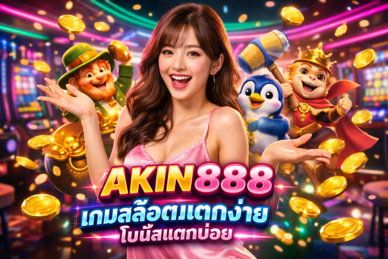 AKIN888 เกมสล็อตแตกง่าย โบนัสแตกบ่อย