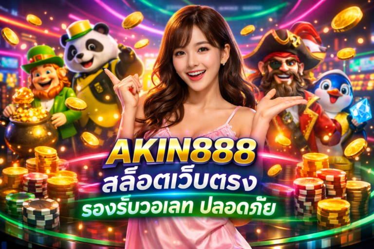 AKIN888 สล็อตเว็บตรง รองรับวอเลท ปลอดภัย
