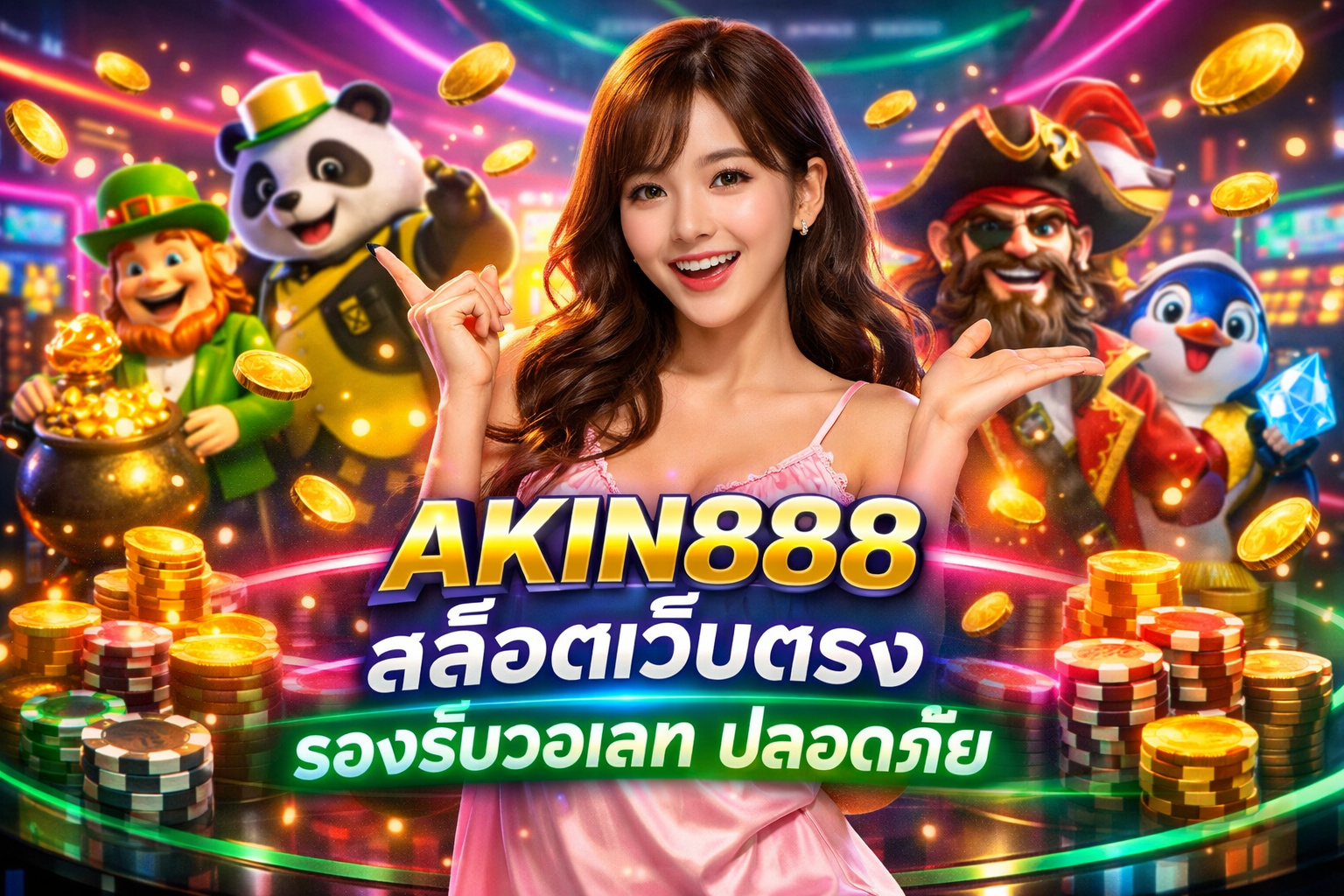 AKIN888 สล็อตเว็บตรง รองรับวอเลท ปลอดภัย