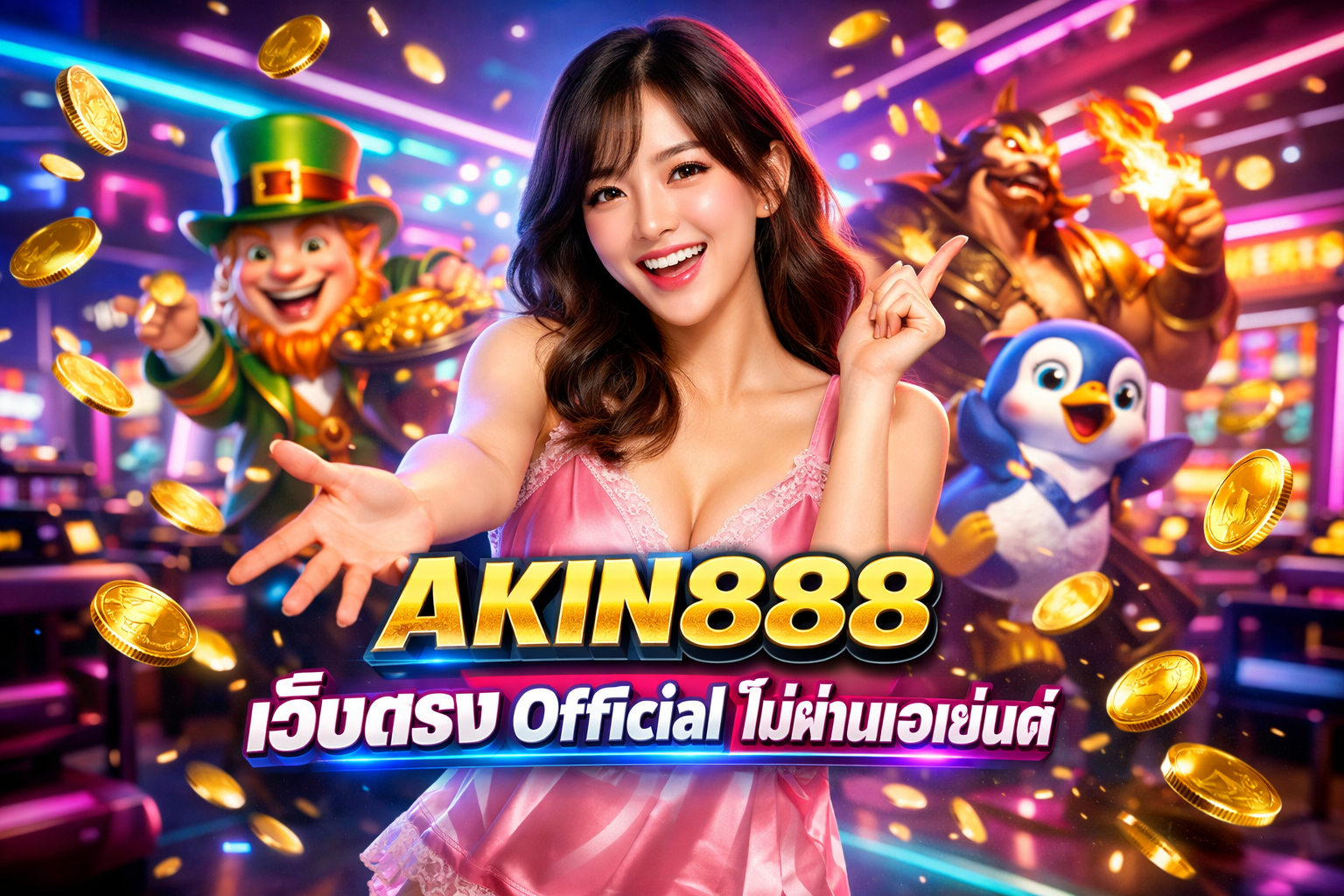 AKIN888 เว็บตรง Official ไม่ผ่านเอเย่นต์