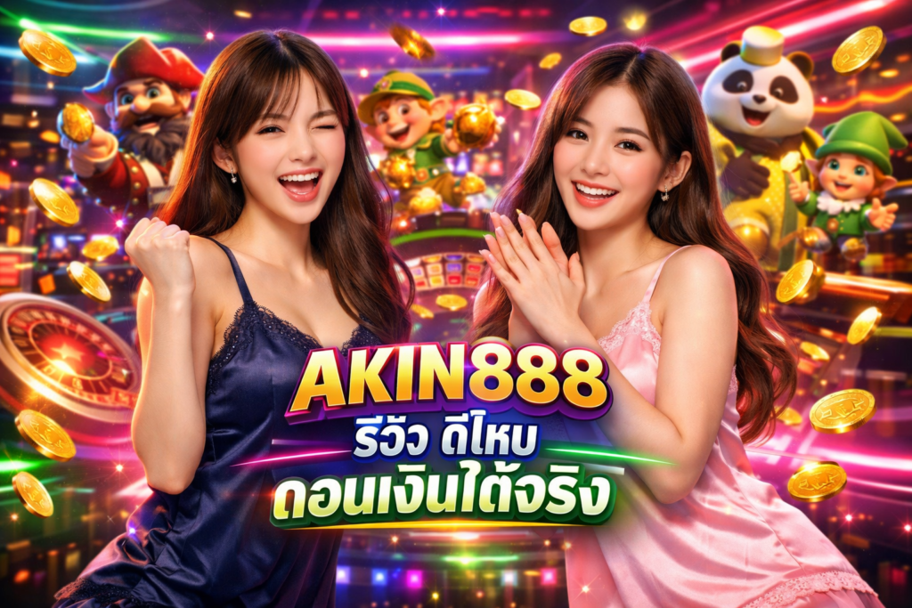AKIN888 รีวิว ดีไหม ถอนเงินได้จริง