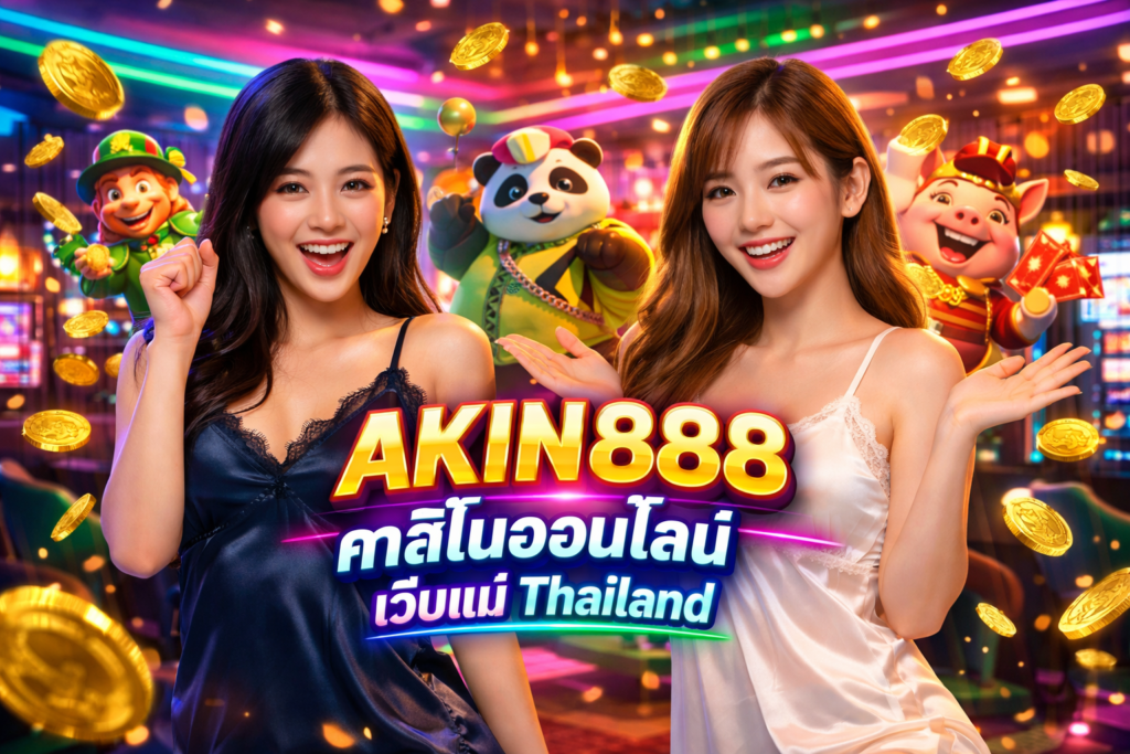 AKIN888 คาสิโนออนไลน์ เว็บแม่ Thailand